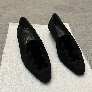 Medium Size 7 Women's Black Suede Flats